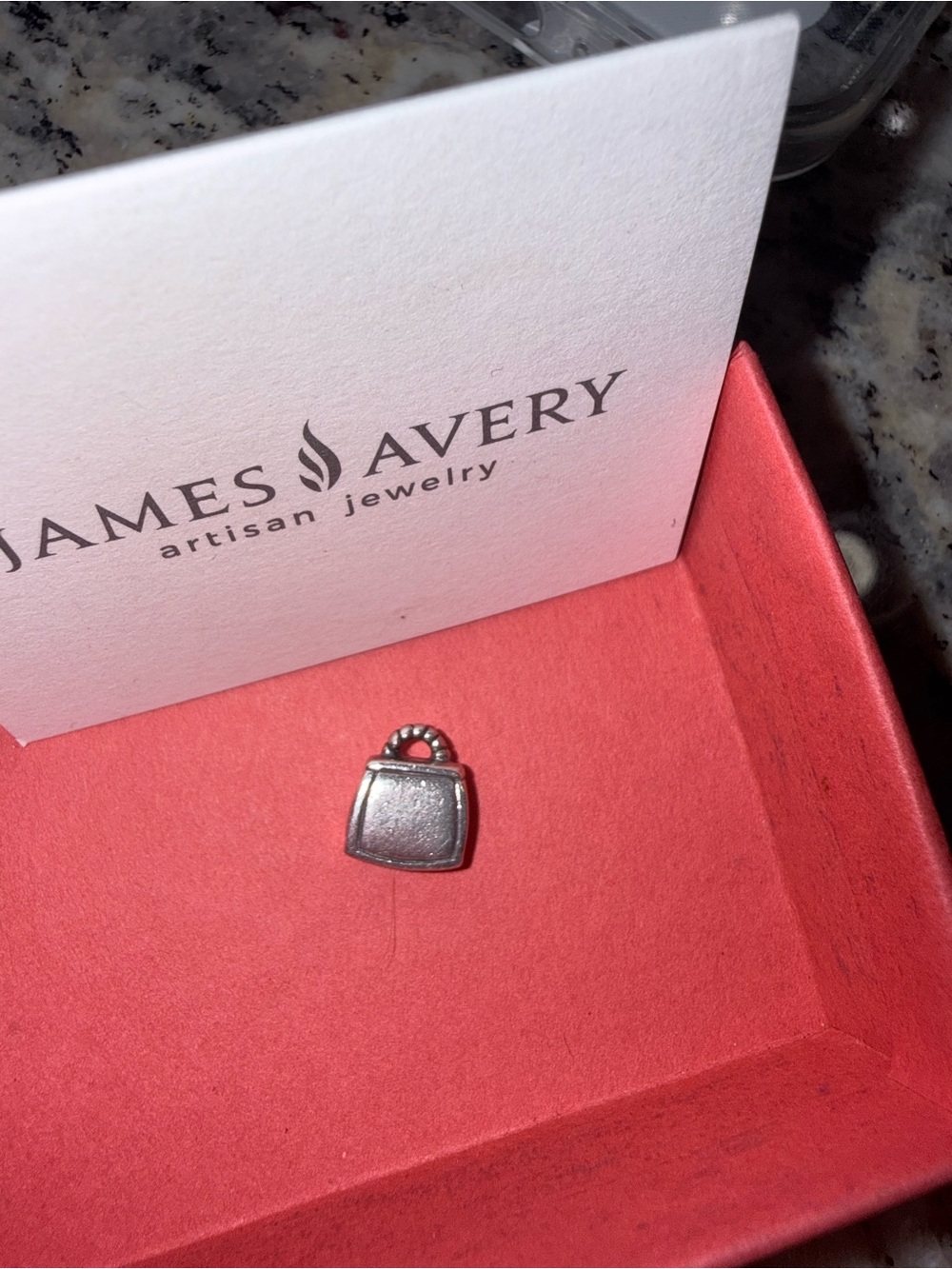 👛 James Avery Silver-tone Mini Handbag Pendant / Charm - Picture 3 of 4